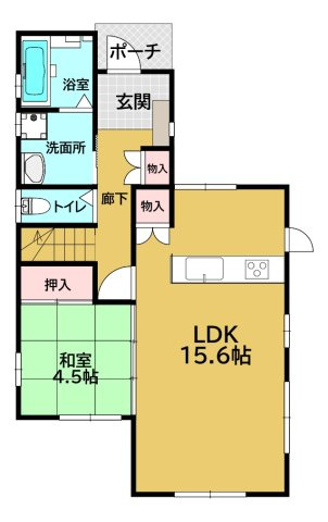 リベロスクエア宜次　2号棟の間取り