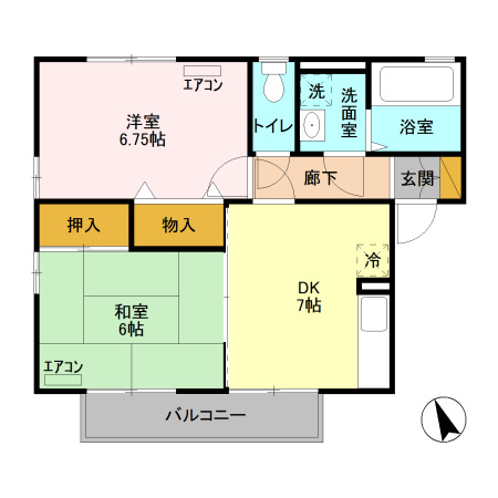 【間取り】 | グランパルク Ｃ