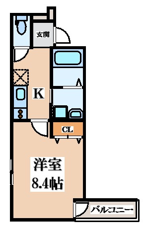 【間取り】 | フジパレス住道Ⅱ番館