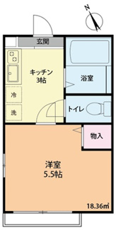 【間取り】 | 陽明ハイツ