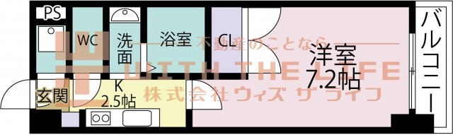Mark Avenue Tower(マークアベニュータワークルメ)久留米 No.99の間取り