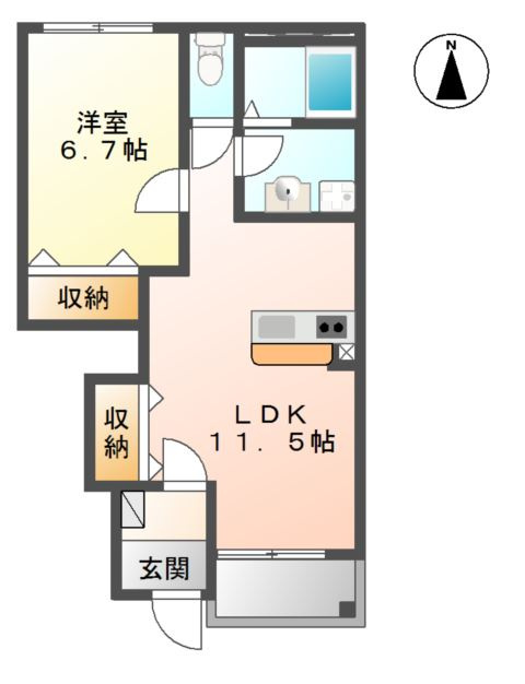 アンバーヒルの間取り