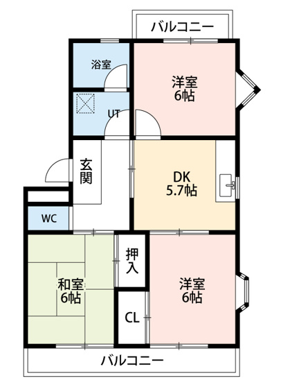 【間取り】 | エスペランサ大友
