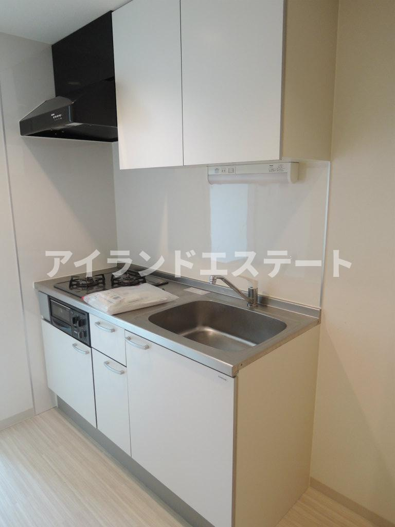 駅近　独立洗面台　陽当たり良好　オートロックのキッチン