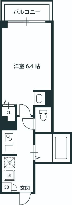 エスパースリュミエール赤羽西が丘の間取り