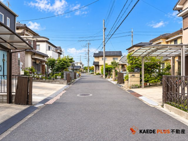 【カエデプラス不動産】近江八幡市篠原町2丁目　01期　全1棟の前面道路含む現地写真|現地写真（前道）9/18　撮影