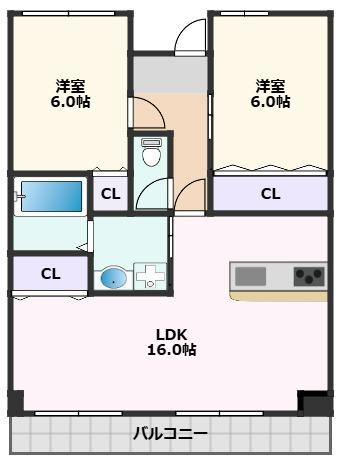 【間取り】 | エクレール五月が丘