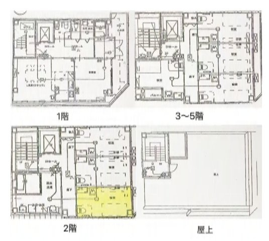 西成区天下茶屋北　全空売りビルの間取り