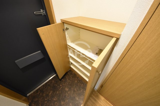 ラナップスクエア南森町の玄関|ラナップスクエア南森町　下駄箱