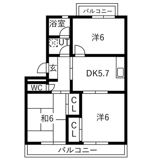 【間取り】 | エスペランサ大友
