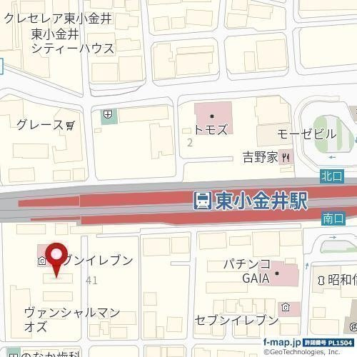 ＯＺ壱番街の地図