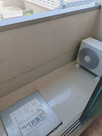 【バルコニー】 | コーポラス石井　 | お洋服もしっかりかわきます