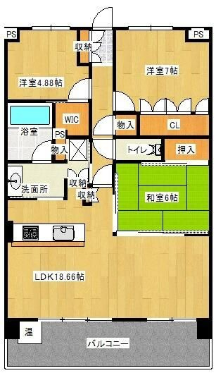 ラヴィアンコート墨田業平の間取り