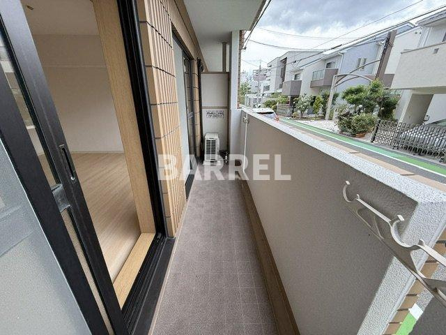 豊中市玉井町２丁目の賃貸マンションのバルコニー