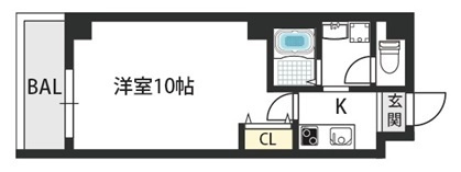 ヴィラナリー大今里 の間取り
