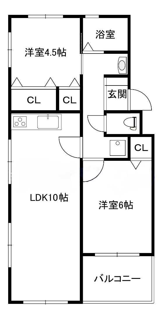 友愛ビル【キャッシュバック対象物件】の間取り