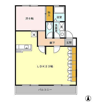 メゾン小柳の間取り