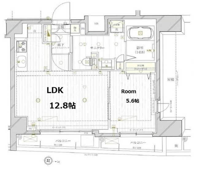 【間取り】 | レガリス高円寺 