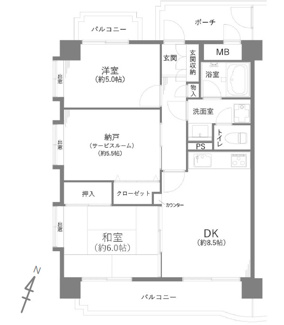 【間取り】 | エクセルコート東浦和参番館