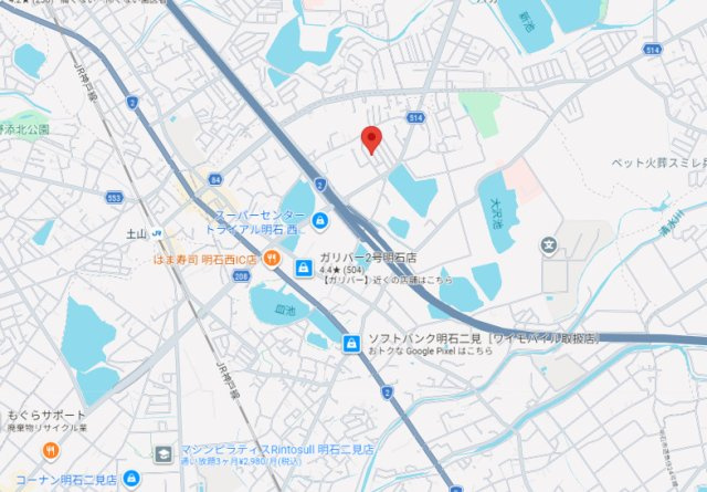明石市魚住町清水27期（全1棟）新築の地図