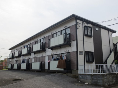 【外観】 | メゾンドール稲毛 | ２階建て物件