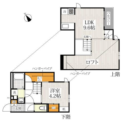 ＣＢ川越イニシオの間取り
