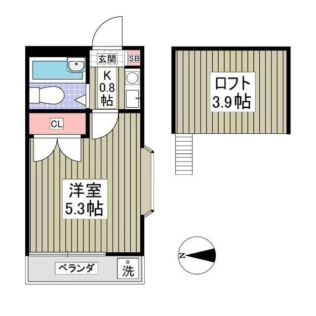 テラス大成の間取り