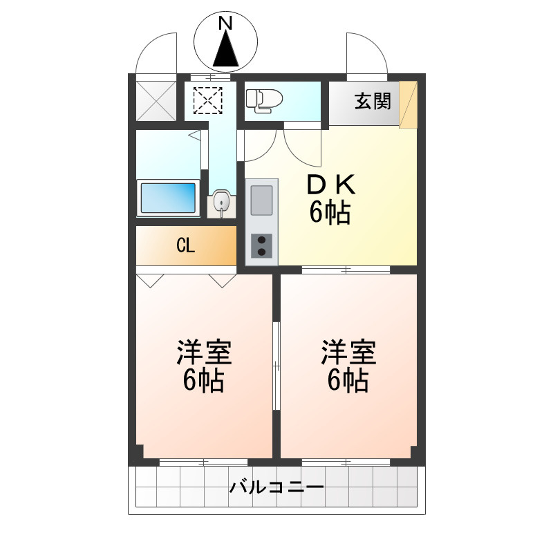 パンテオン五十鈴の間取り