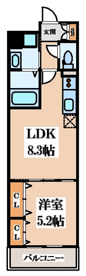 【間取り】 | ラモーナ諸福Ⅲ