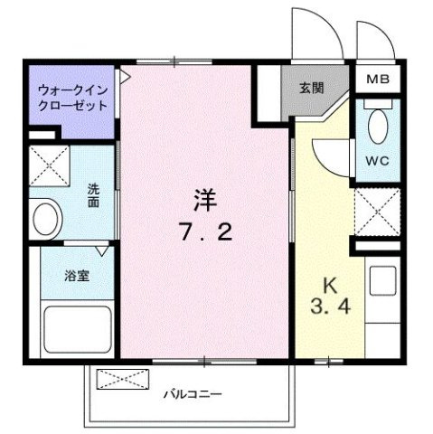 アクティーフ　西所沢の間取り