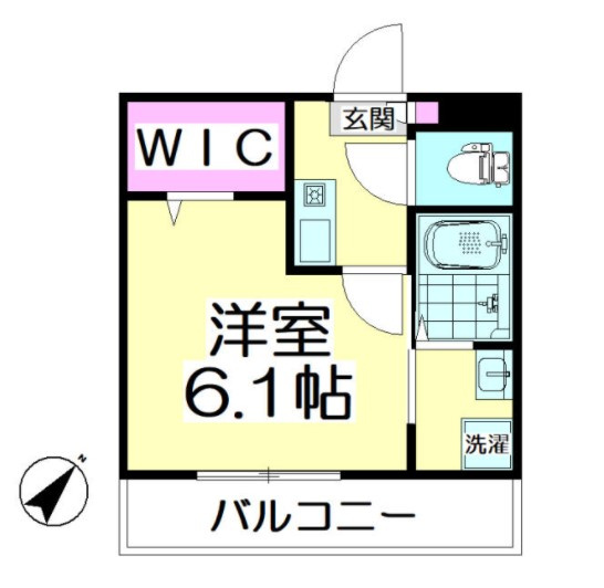 蓮田市蓮田１丁目のアパートの間取り