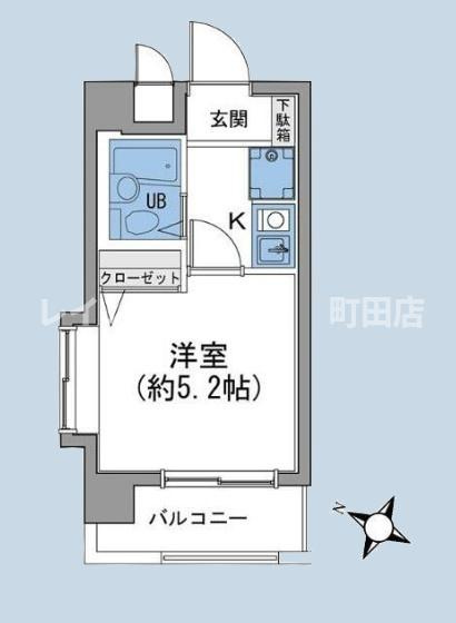 相模大野ダイカンプラザCity※初期費用分割あと払いサービス利用可能物件の間取り
