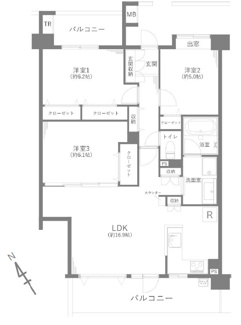 【間取り】 | ヒューマンスクエア東浦和アトレシア壱番館