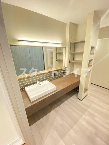 大阪市淀川区西宮原１丁目の賃貸マンションの洗面所