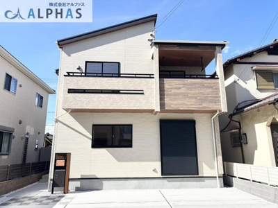 【外観】 | 高砂市米田町米田　新築戸建 | ■並列3台駐車可能なゆとりの駐車スペースがあります♪