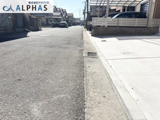 【前面道路含む現地写真】 | 高砂市米田町米田　新築戸建 | ◆前面道路約6ｍと広々しております♪