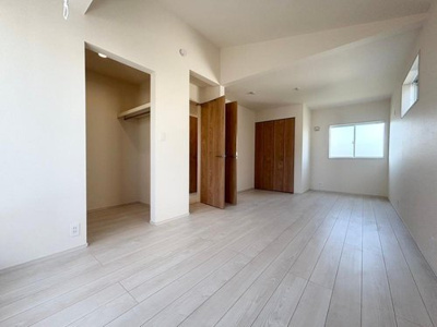 【洋室】 | 高砂市米田町米田　新築戸建 | ■将来壁を作ると２つのお部屋に使用できます♪