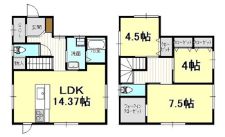 【間取り】 | 新築戸建　堀江町
