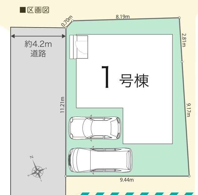 川越市今福の区画図