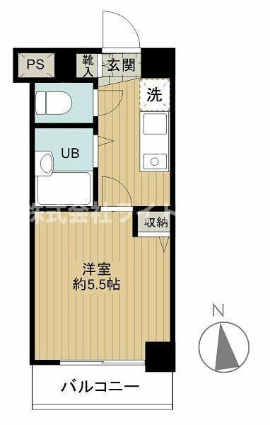 スカイコート高田馬場第５の間取り