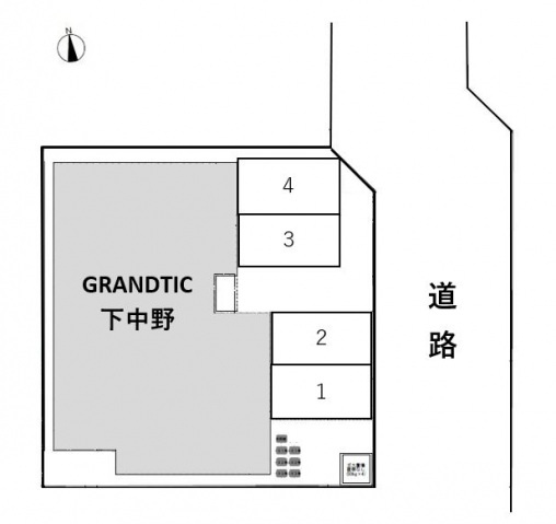 【区画図】 | GRANDTIC 下中野