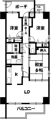 【間取り】 | サーパス西古松I