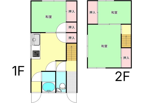 【間取り】 | 七日市東町借家