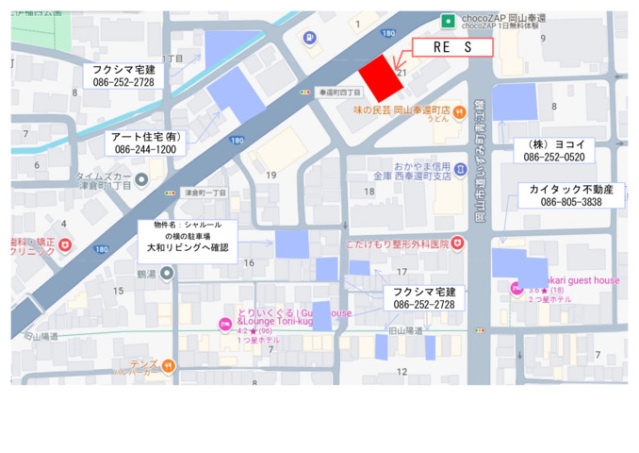 REGALEST Sの地図