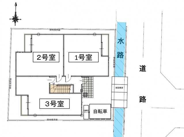 GRANDTIC FLEURIR西崎の区画図