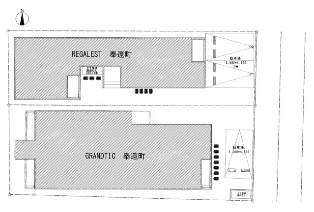 【区画図】 | GRANDTIC奉還町