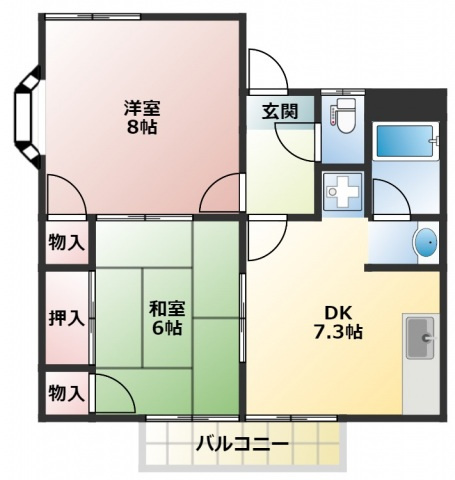 【間取り】 | フォレスト大森