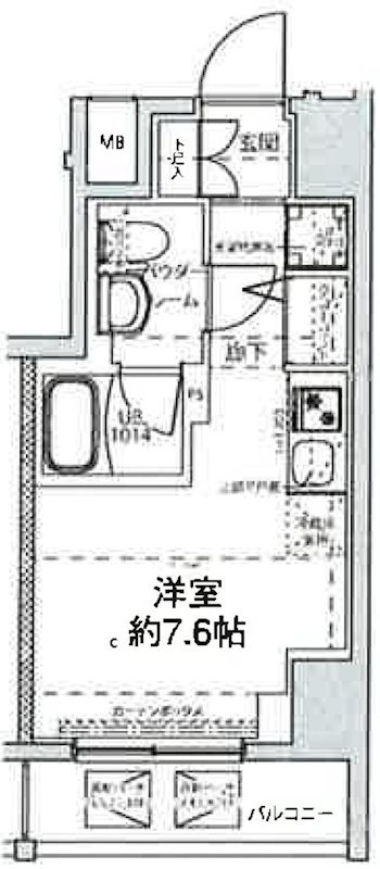 スパシエ横浜アルトの間取り