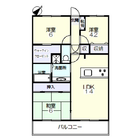 【間取り】 | サーパス医大南