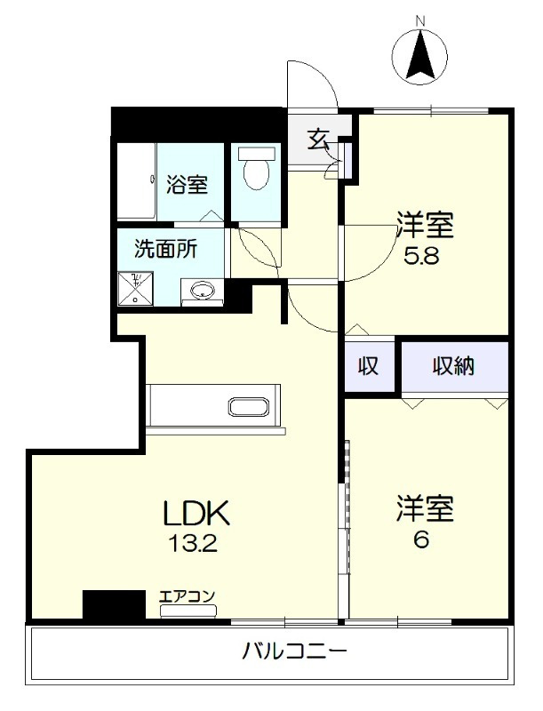 リーフミナンの間取り